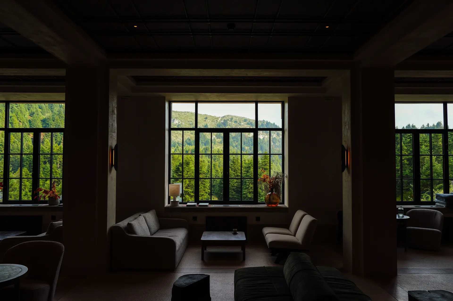 Lodge lounge view